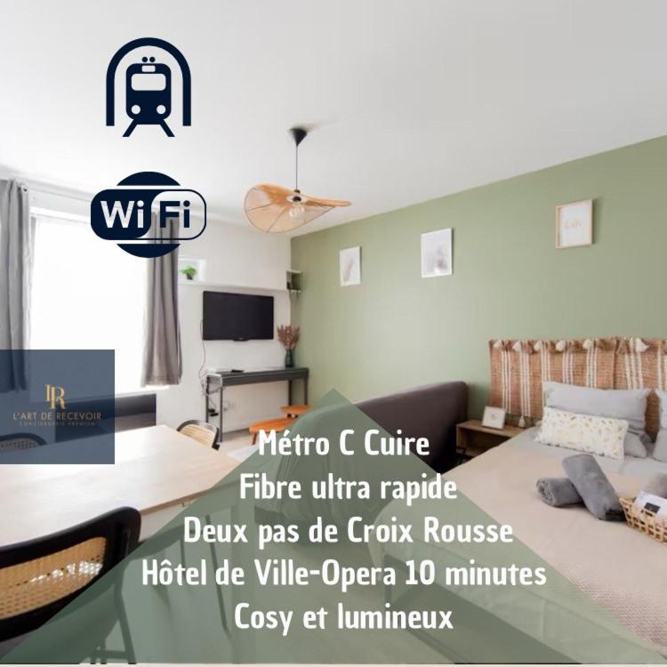 Art De Recevoir - L'Ecrin De Margnolles - Croix Rousse - Metro C-Cuire Caluire-et-Cuire Extérieur photo